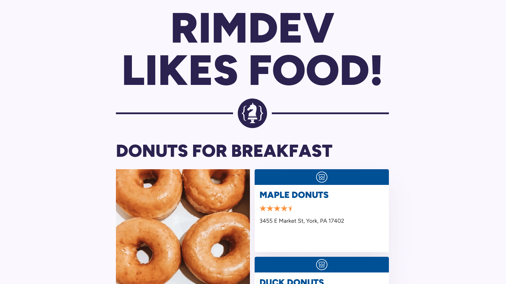 RIMdev Likes Food
