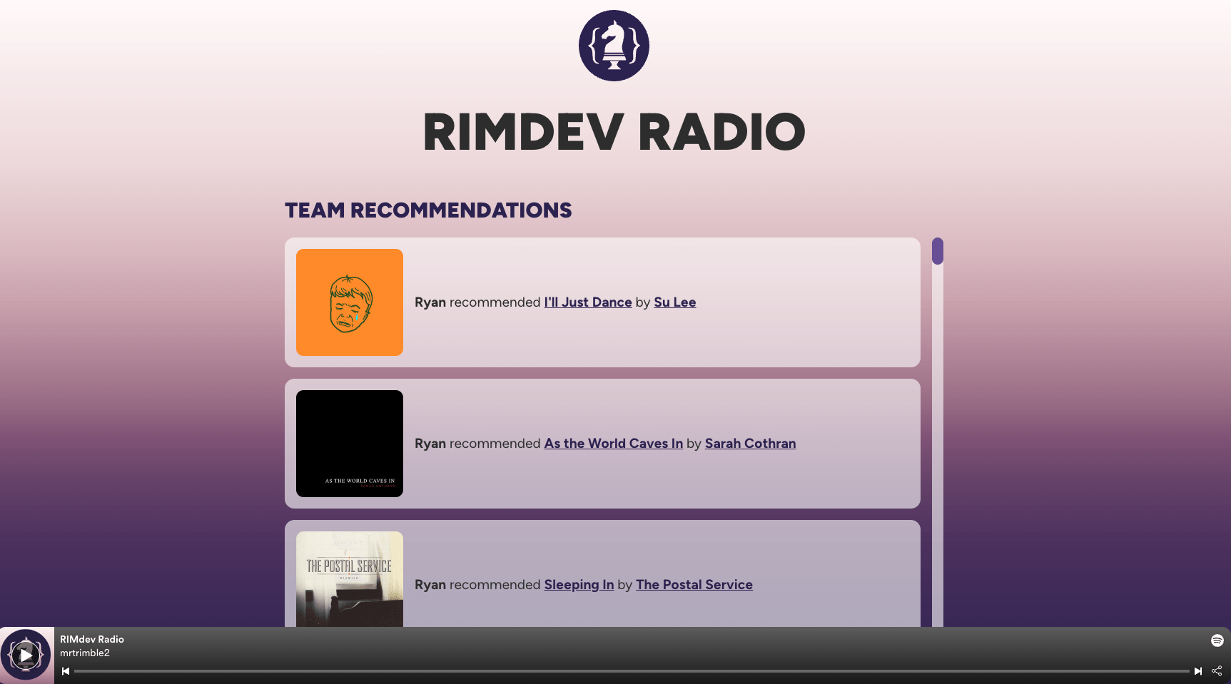 RIMdev Radio